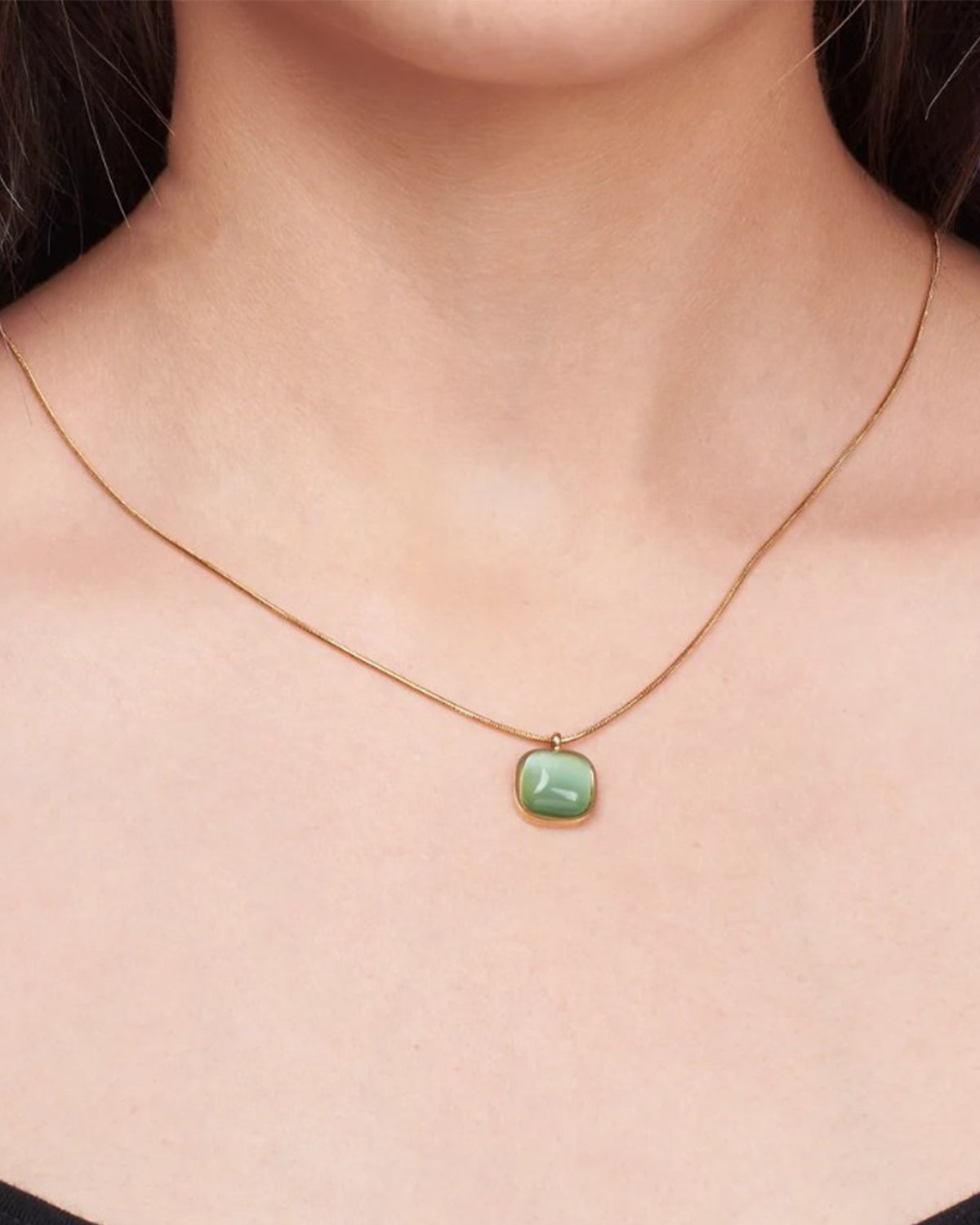 Green Gemstone Necklace