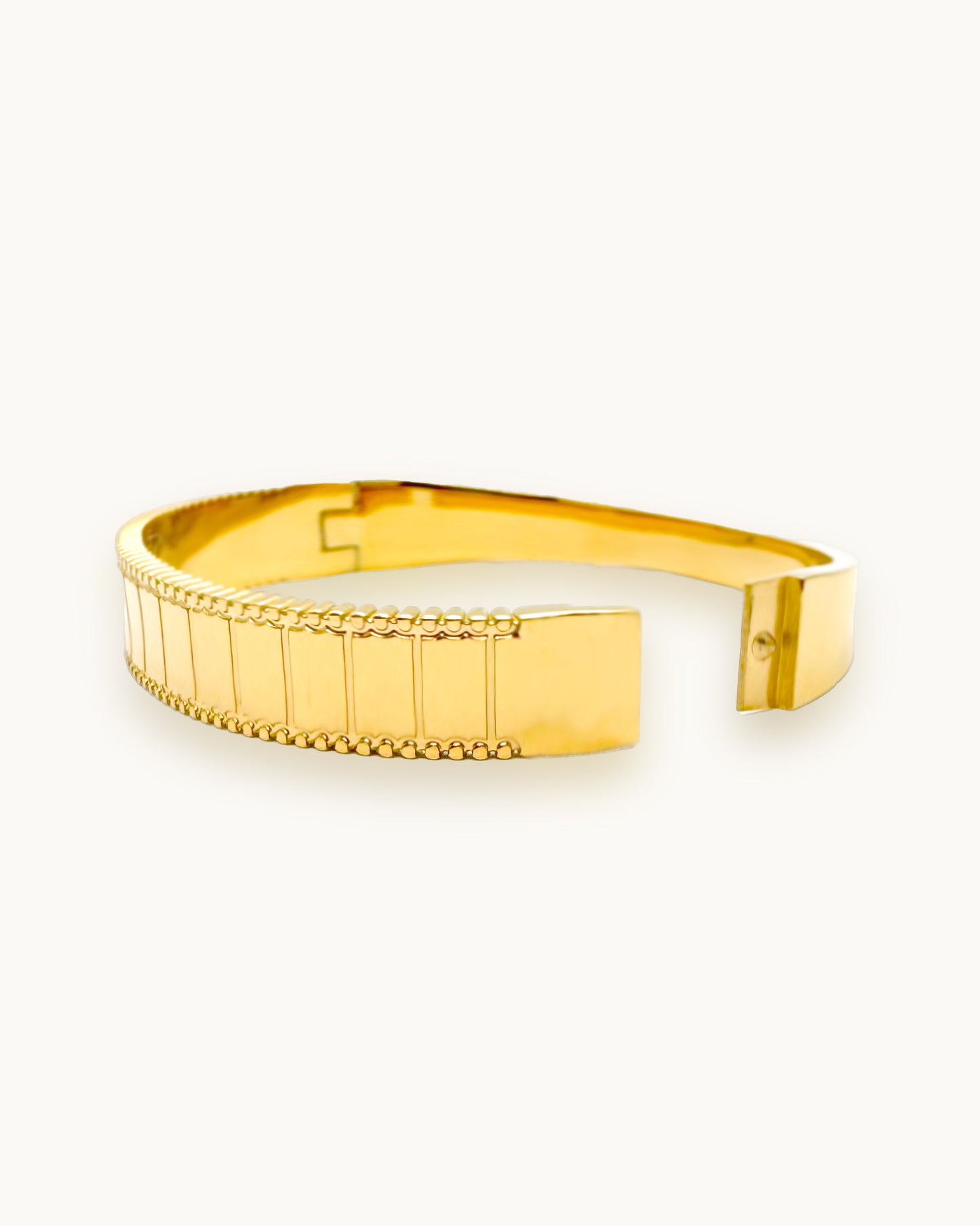 Ridge Edge Cuff Bracelet