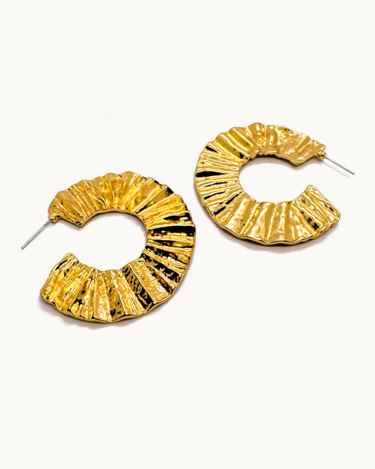 Solaris Textured Hoops