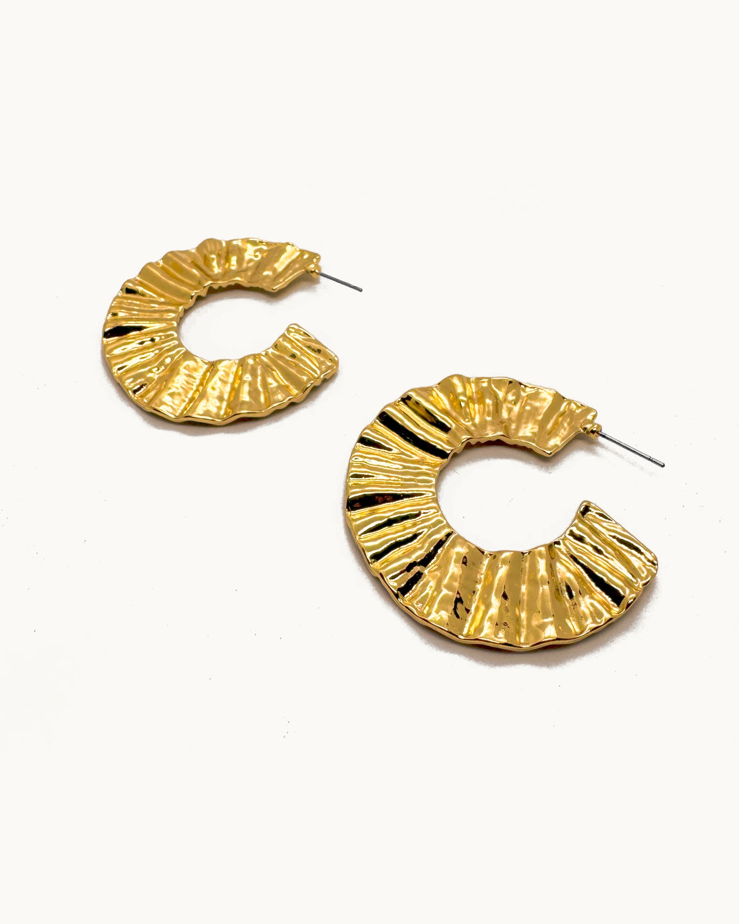 Solaris Textured Hoops