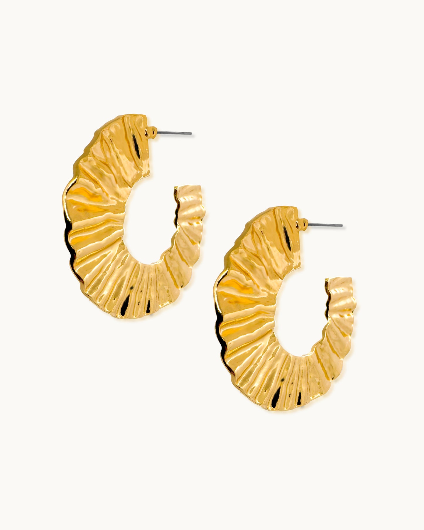 Solaris Textured Hoops