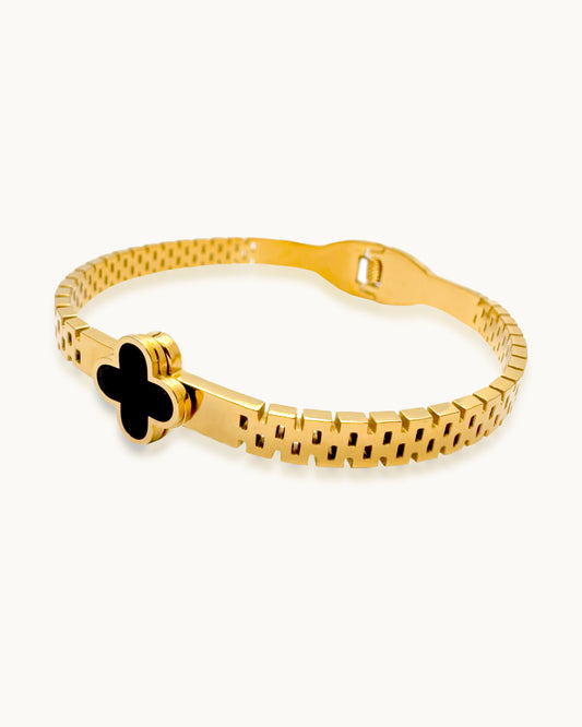 NoirBloom Link Cuff Bracelet