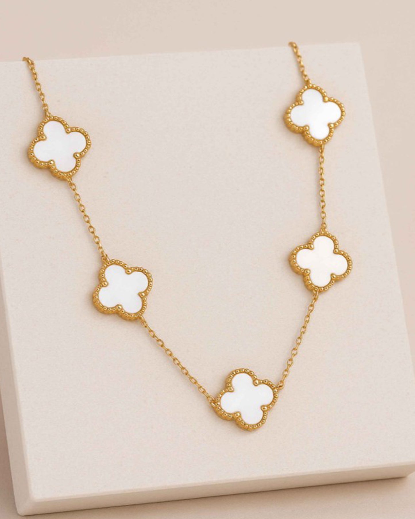 To Bride | Five Clover MOP Necklace | Gift Set