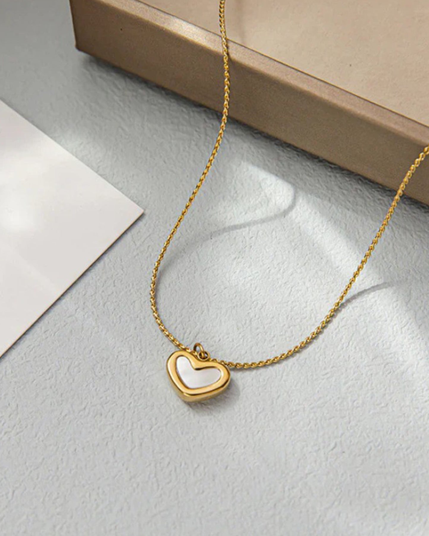 To My Love | MOP Heart Necklace | Gift Set