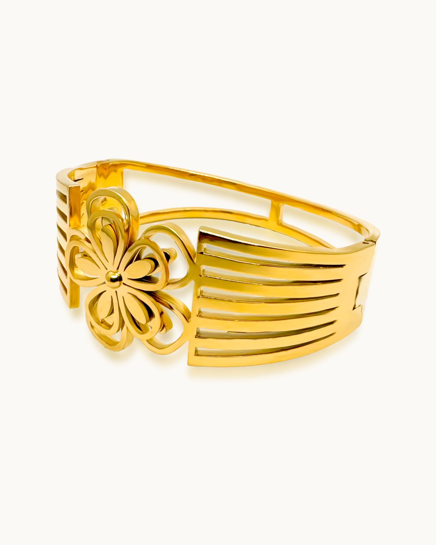 Bloom Crest Cuff Bracelet