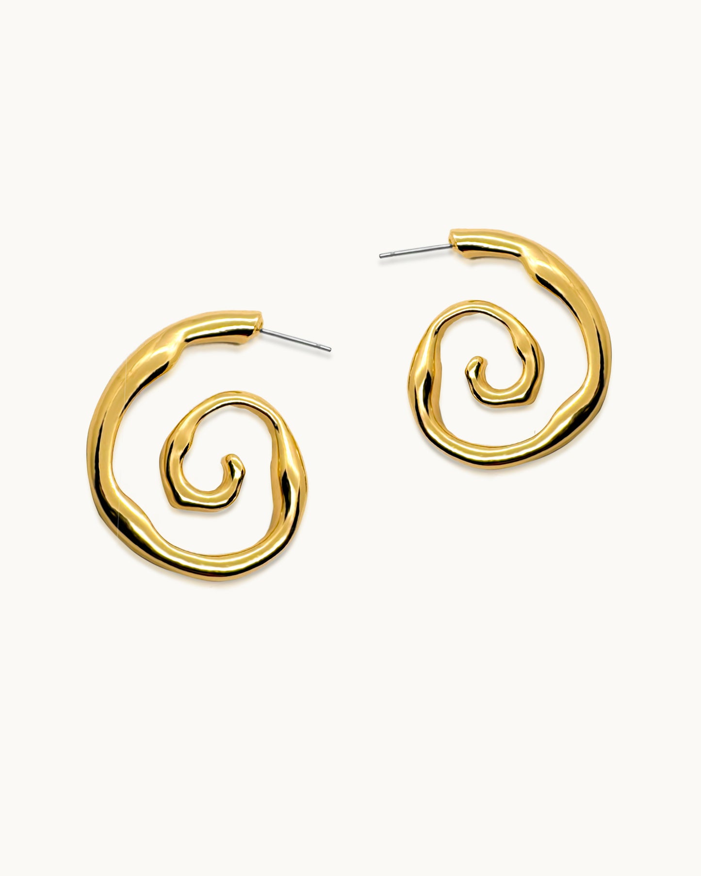 Spiral Aura Hoops