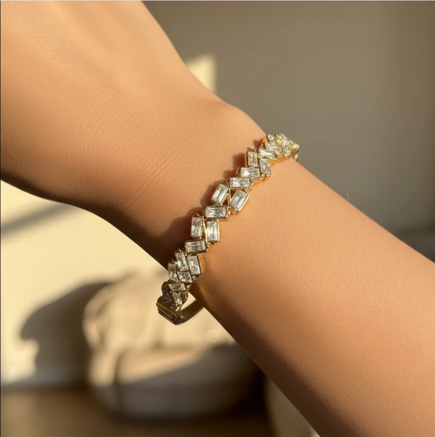 Baguette Crystal Stones Bracelet