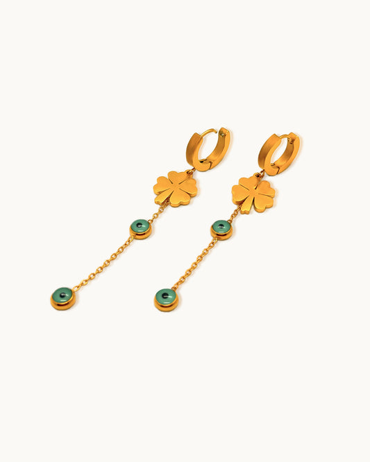 Lucky Eye Dangle Hoops