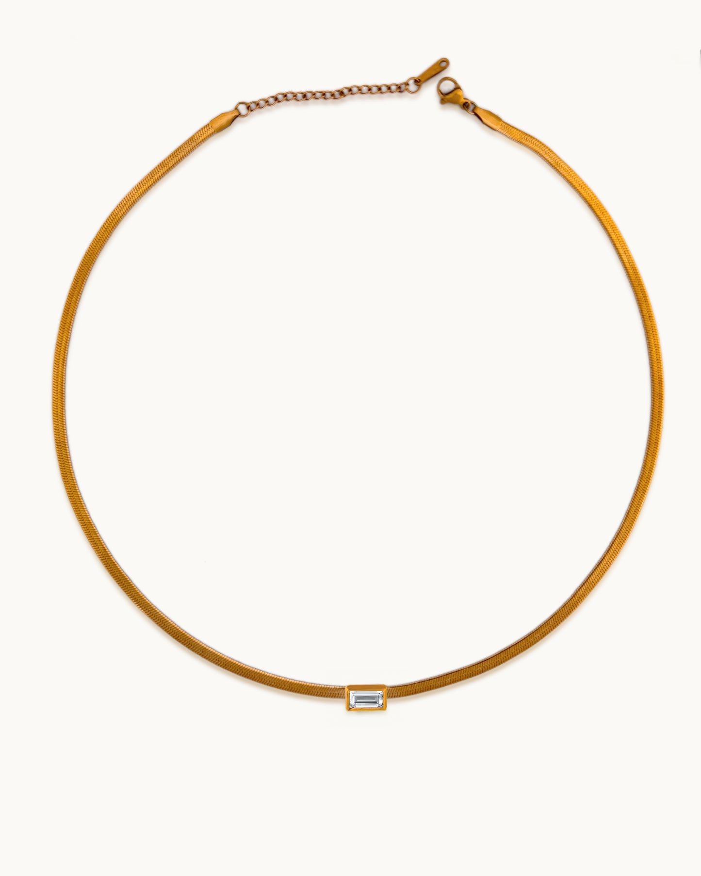 Golden Edge Sleek Choker