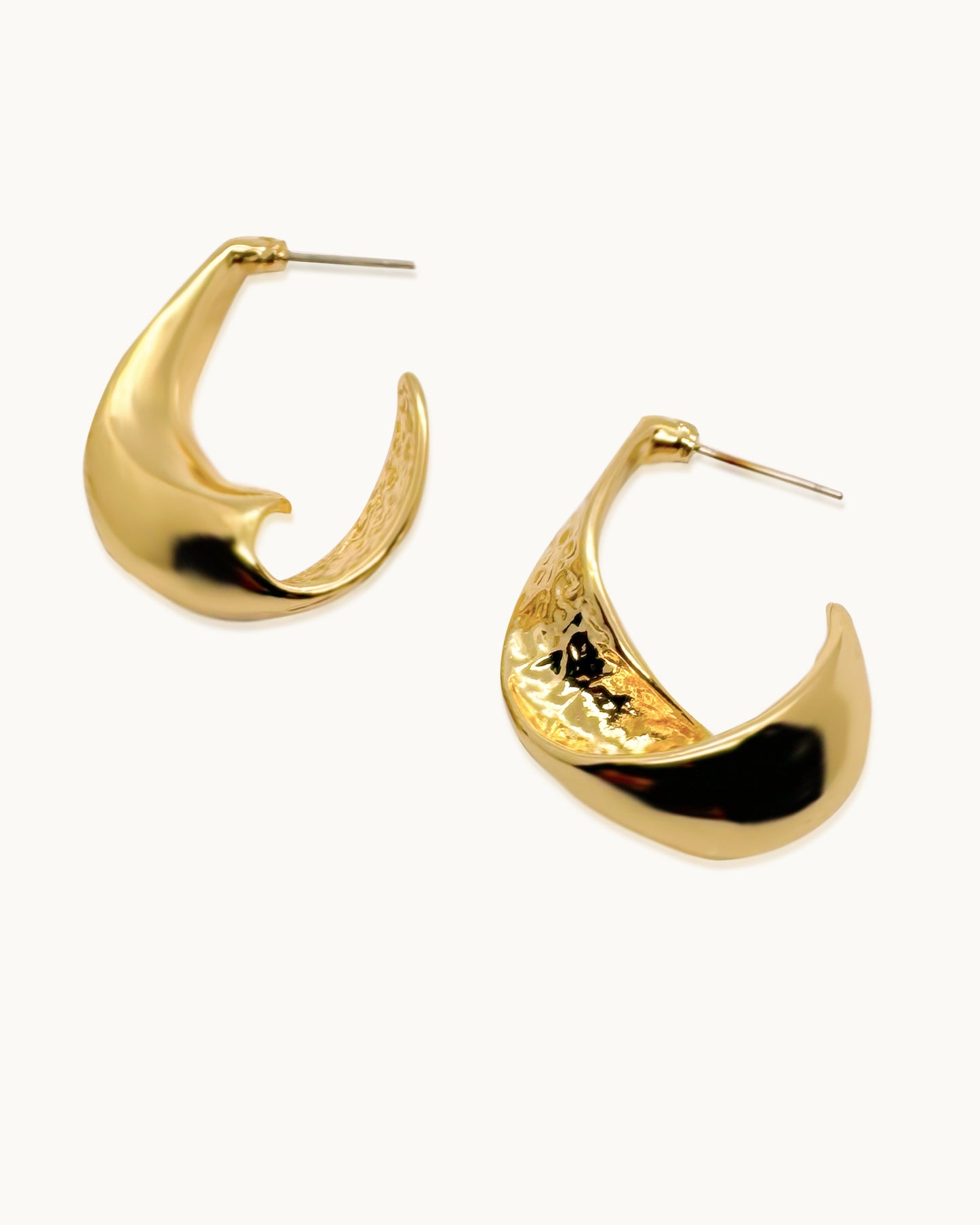 Noir Luna Hoops