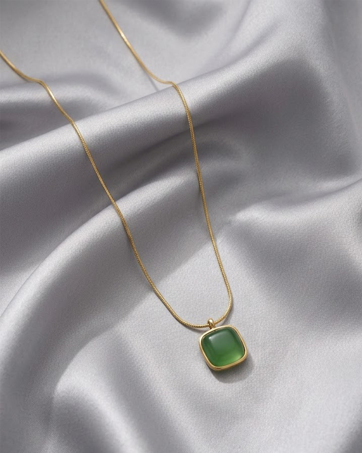 Green Gemstone Necklace