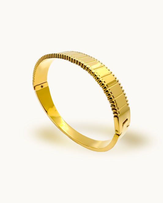 Ridge Edge Cuff Bracelet