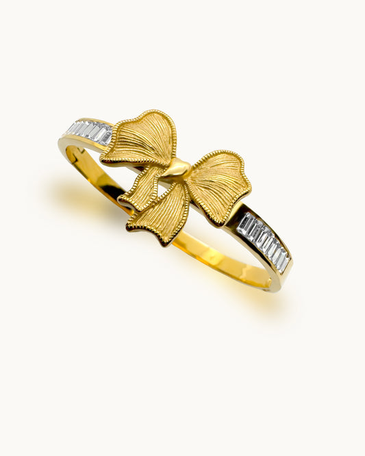 Velvet Bow Cuff Bracelet