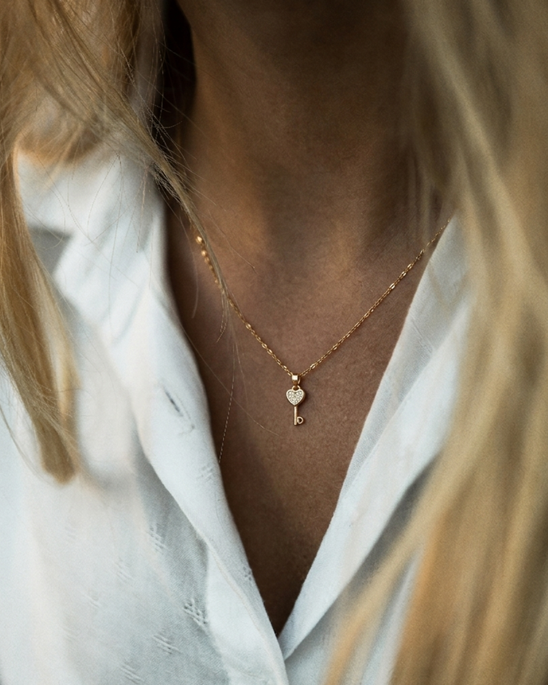 Heart Key Necklace | Rakhi Gift