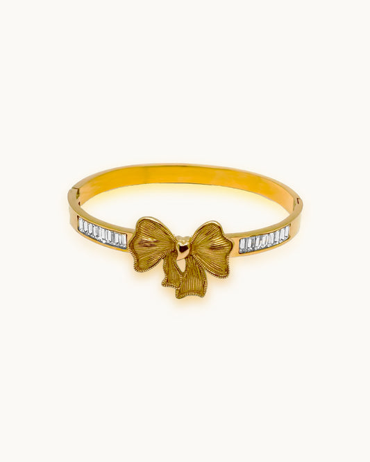 Velvet Bow Cuff Bracelet