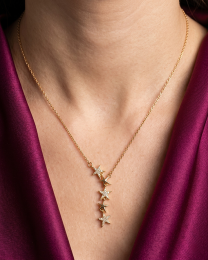 Star Sparkle Necklace Birthday Gift Set
