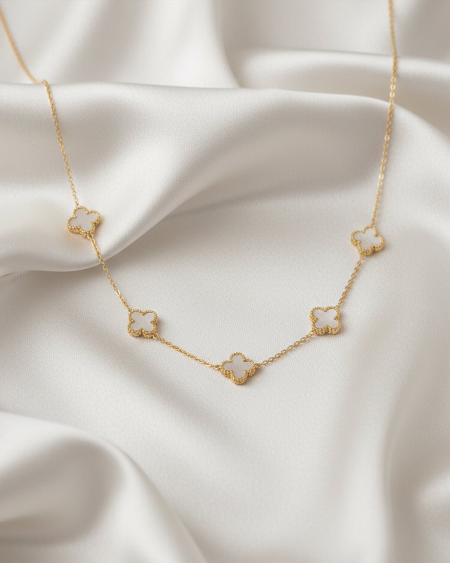 To Bride | Five Clover MOP Necklace | Gift Set