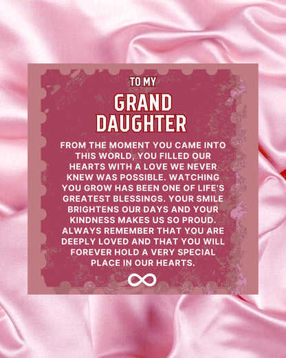 To Grand Daughter | Twisted Necklace | Gift Set
