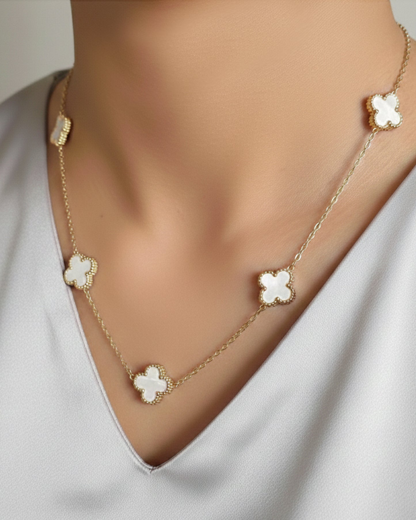 To Bride | Five Clover MOP Necklace | Gift Set