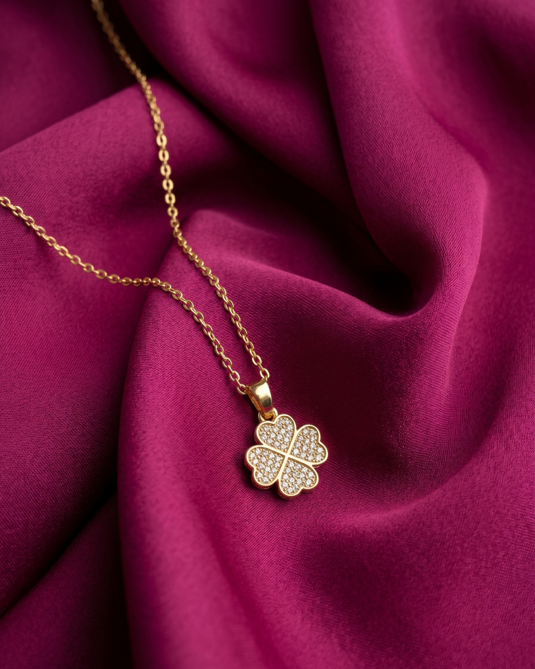 Four Clove Necklace Birthday Gift Set