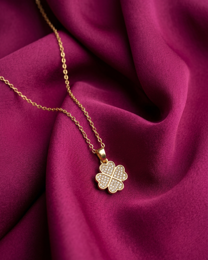 Four Clove Necklace Birthday Gift Set