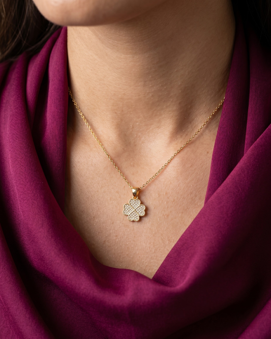 Four Clove Necklace Birthday Gift Set
