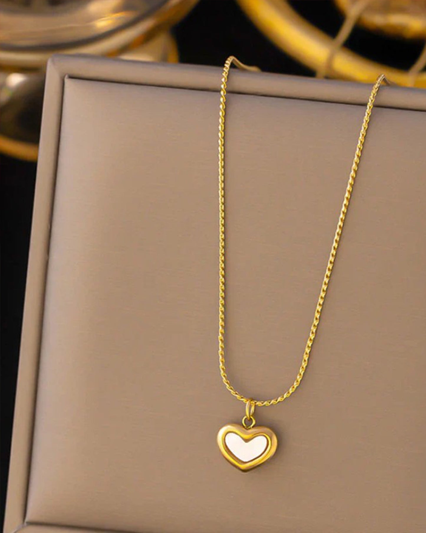 To My Love | MOP Heart Necklace | Gift Set