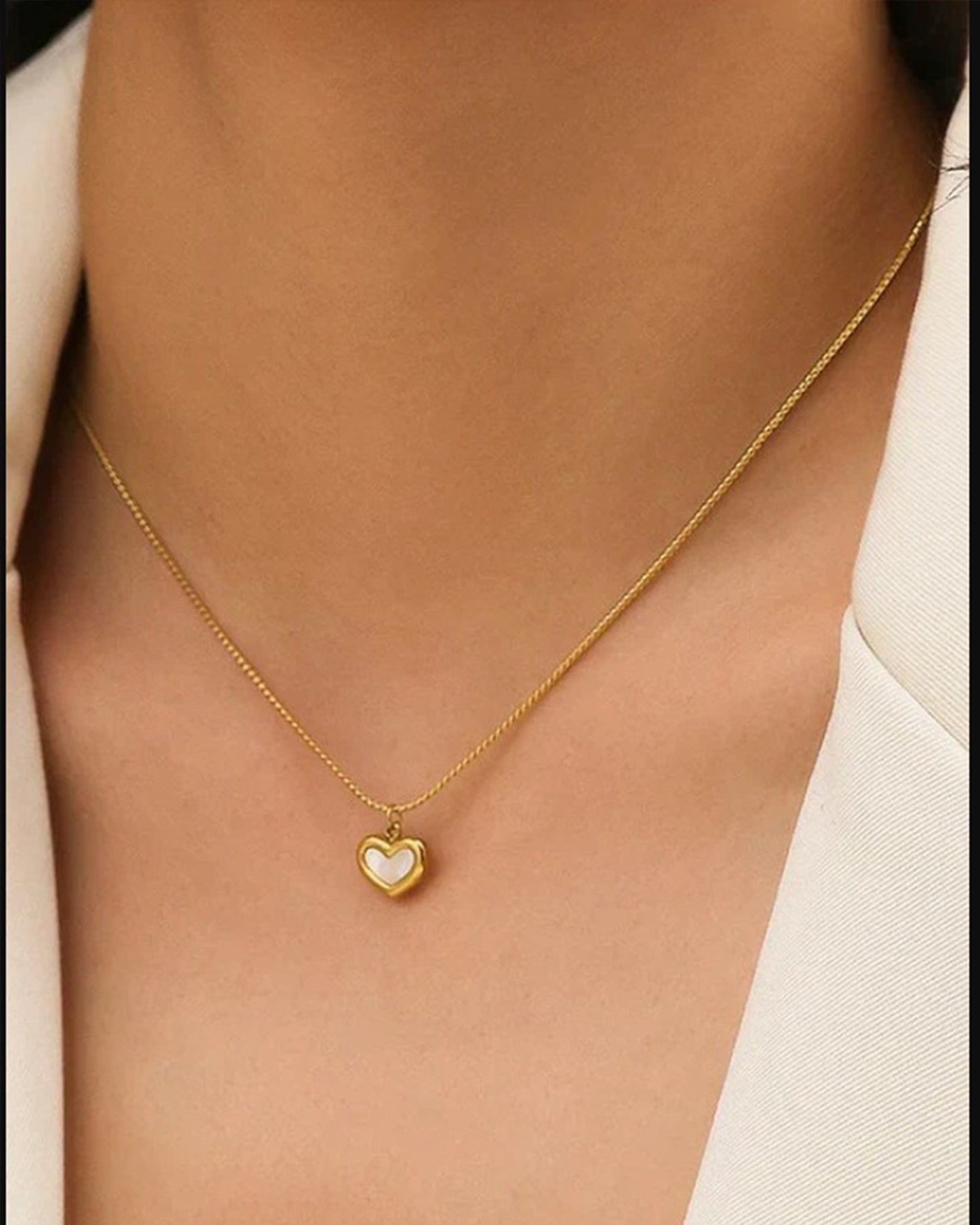 To My Love | MOP Heart Necklace | Gift Set