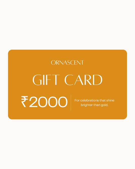 Ornascent Gift Card: ₹2000