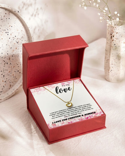 To My Love | MOP Heart Necklace | Gift Set