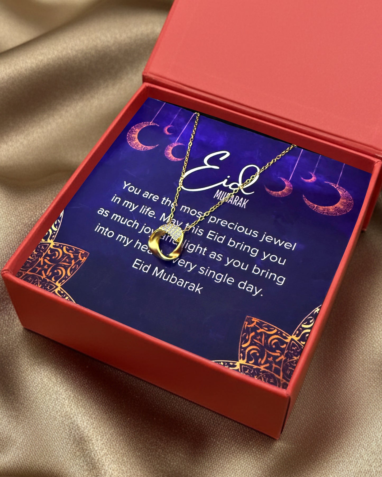 Noor-E-Eid | Twisted Necklace | Luxe Gift Set
