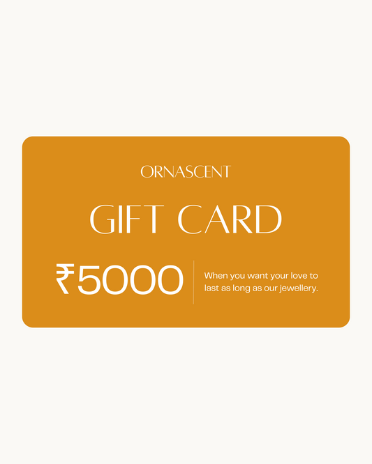 Ornascent Gift Card: ₹5000