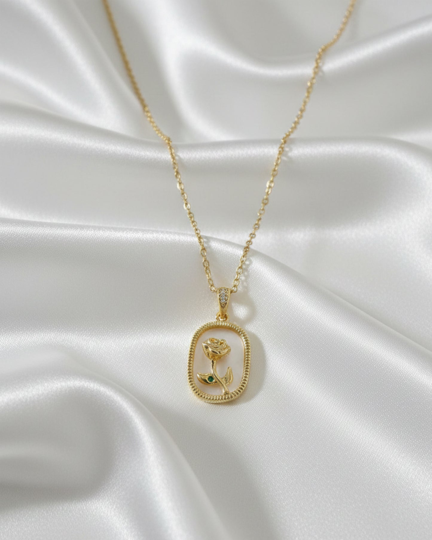 To Bride | Flower Shell Pendant Necklace | Gift Set