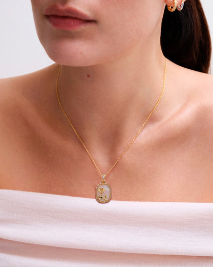 To Bride | Flower Shell Pendant Necklace | Gift Set