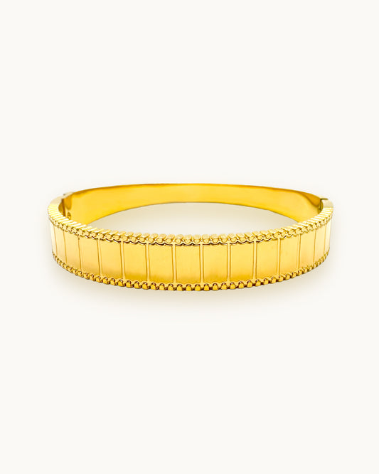 Ridge Edge Cuff Bracelet