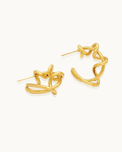 Twisted Muse Hoops