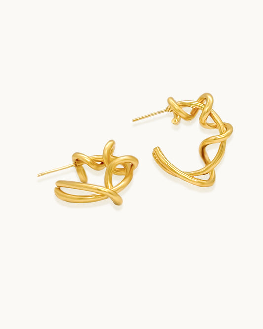 Twisted Muse Hoops