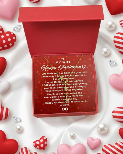 Happy Anniversary | Star Sparkle Necklace | Anniversary Gift Set