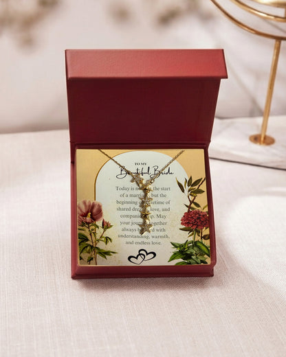 To Bride | Star Sparkle Necklace | Gift Set