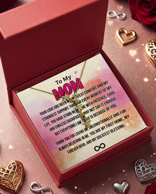 To Mom | Star Sparkle Necklace | Gift Set