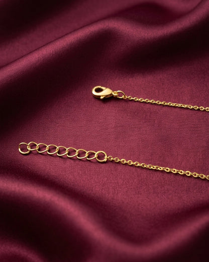 Modern Geometric Cross-Bar CZ Mangalsutra