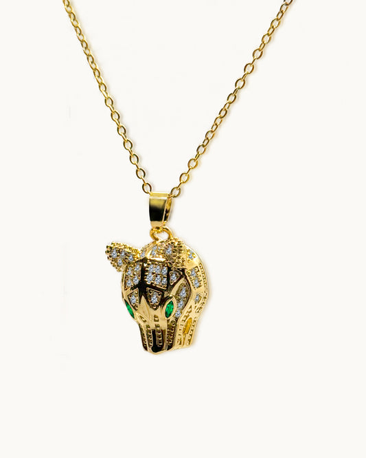 Emerald Panther Luxe Necklace