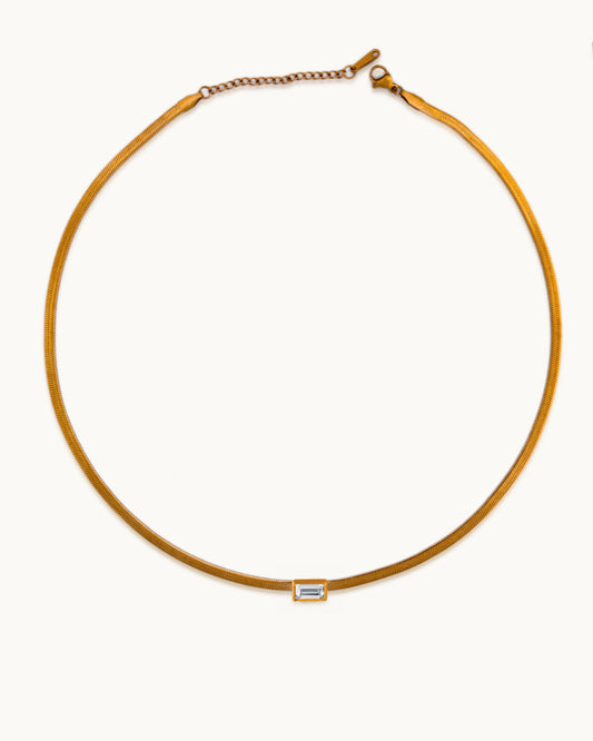 Golden Edge Sleek Choker