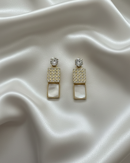 Art Deco Glam Crystal Drop Earrings