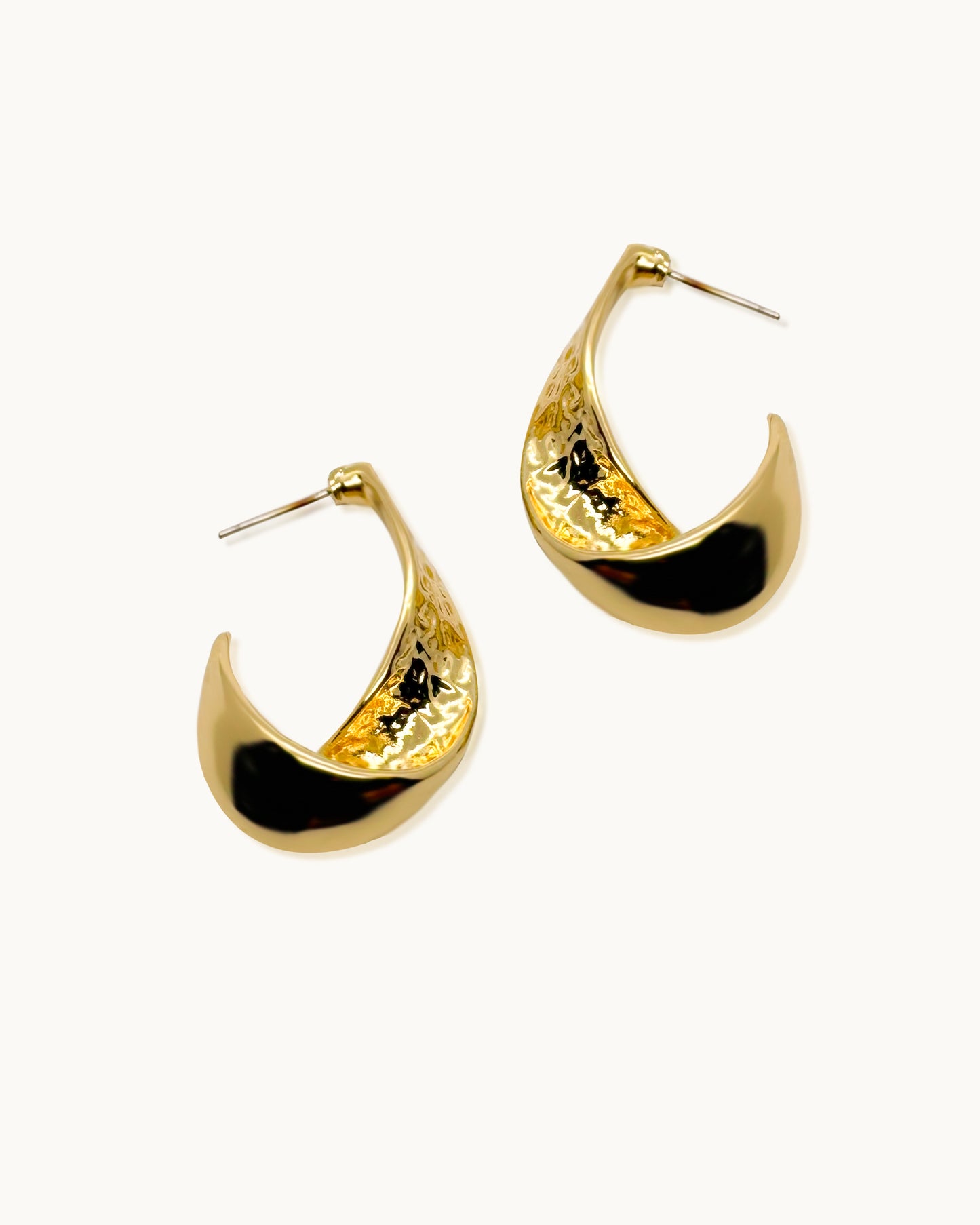 Noir Luna Hoops