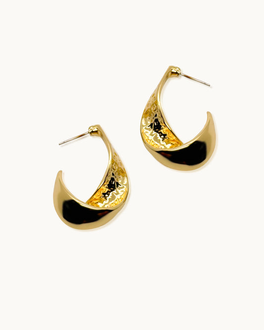 Noir Luna Hoops